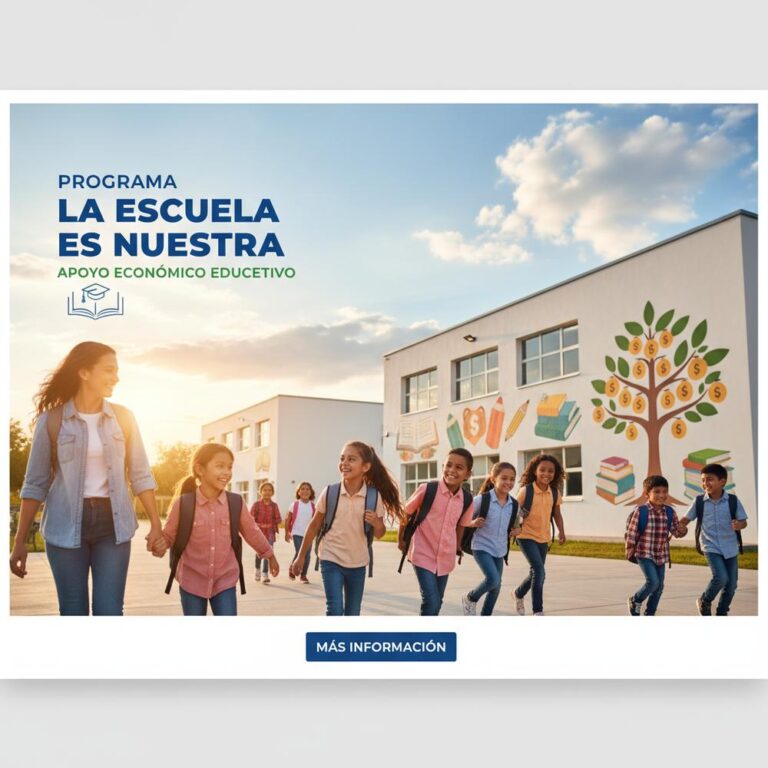 Lee más sobre el artículo Programa La Escuela es Nuestra apoyo económico educativo