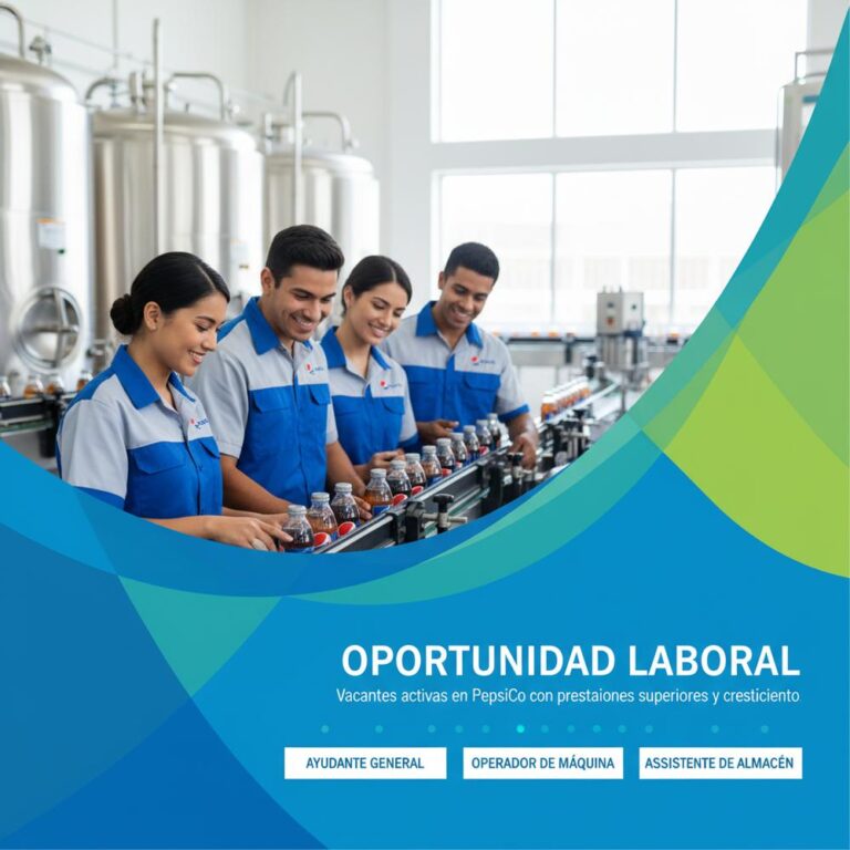 Lee más sobre el artículo Vacantes activas en PepsiCo con prestaciones superiores y crecimiento